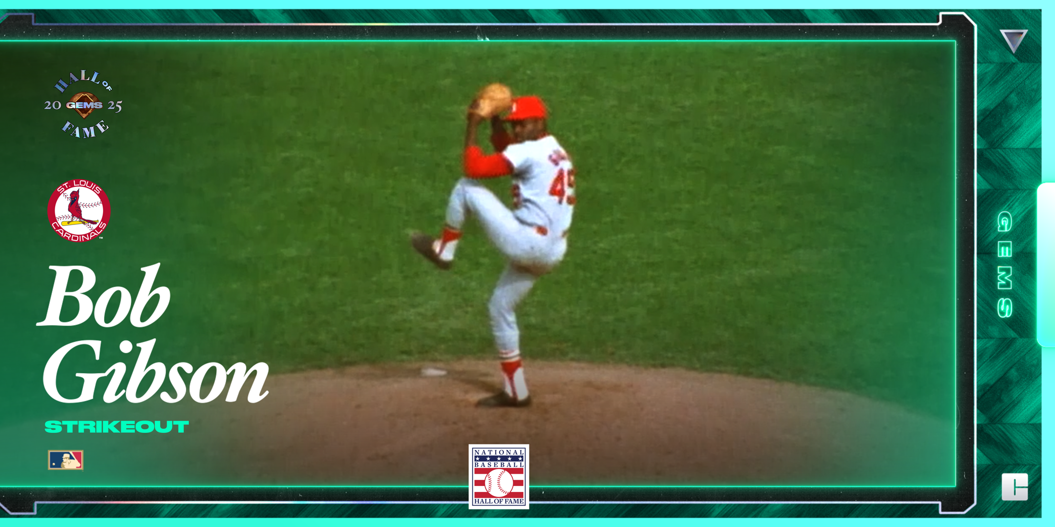 Bob Gibson - Strikeout (310/400) NFT artwork