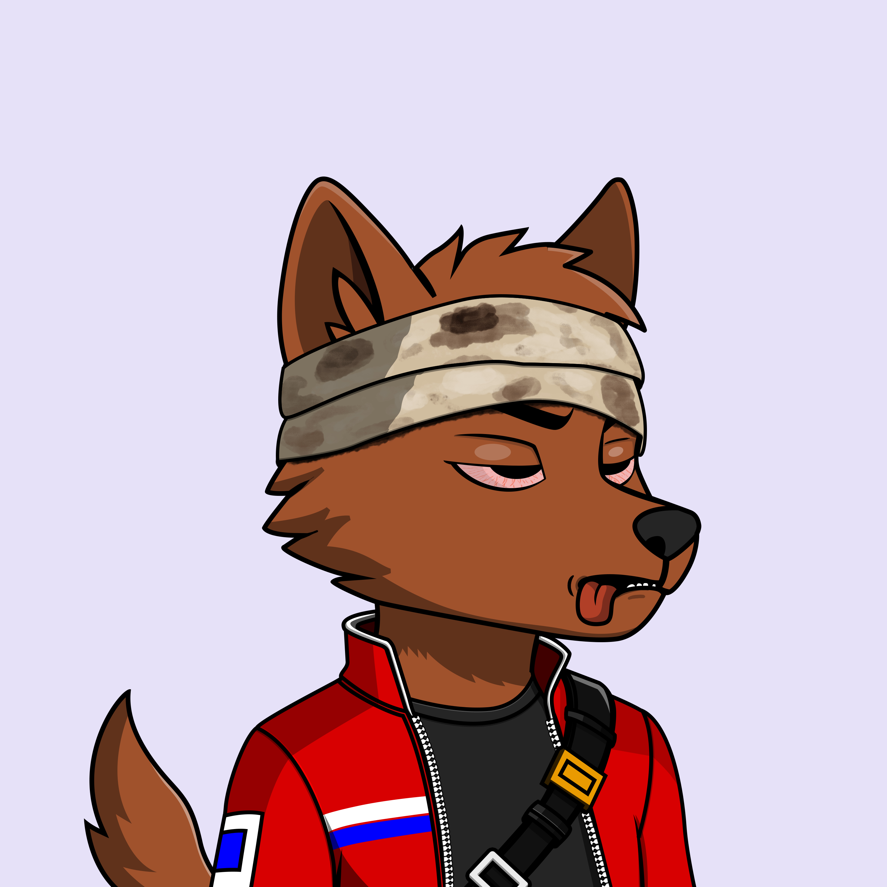 Apex Wolf #486 NFT artwork