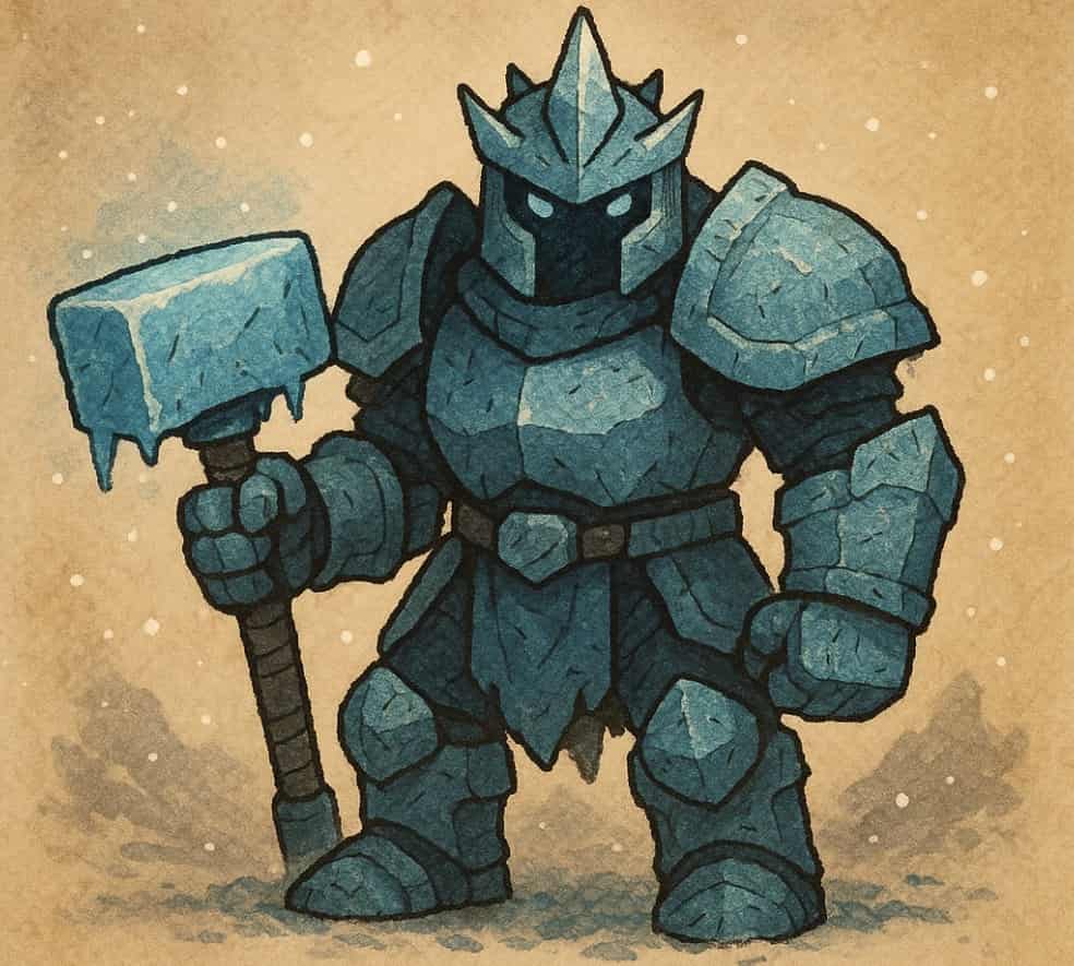 Glacier Warden NFT artwork