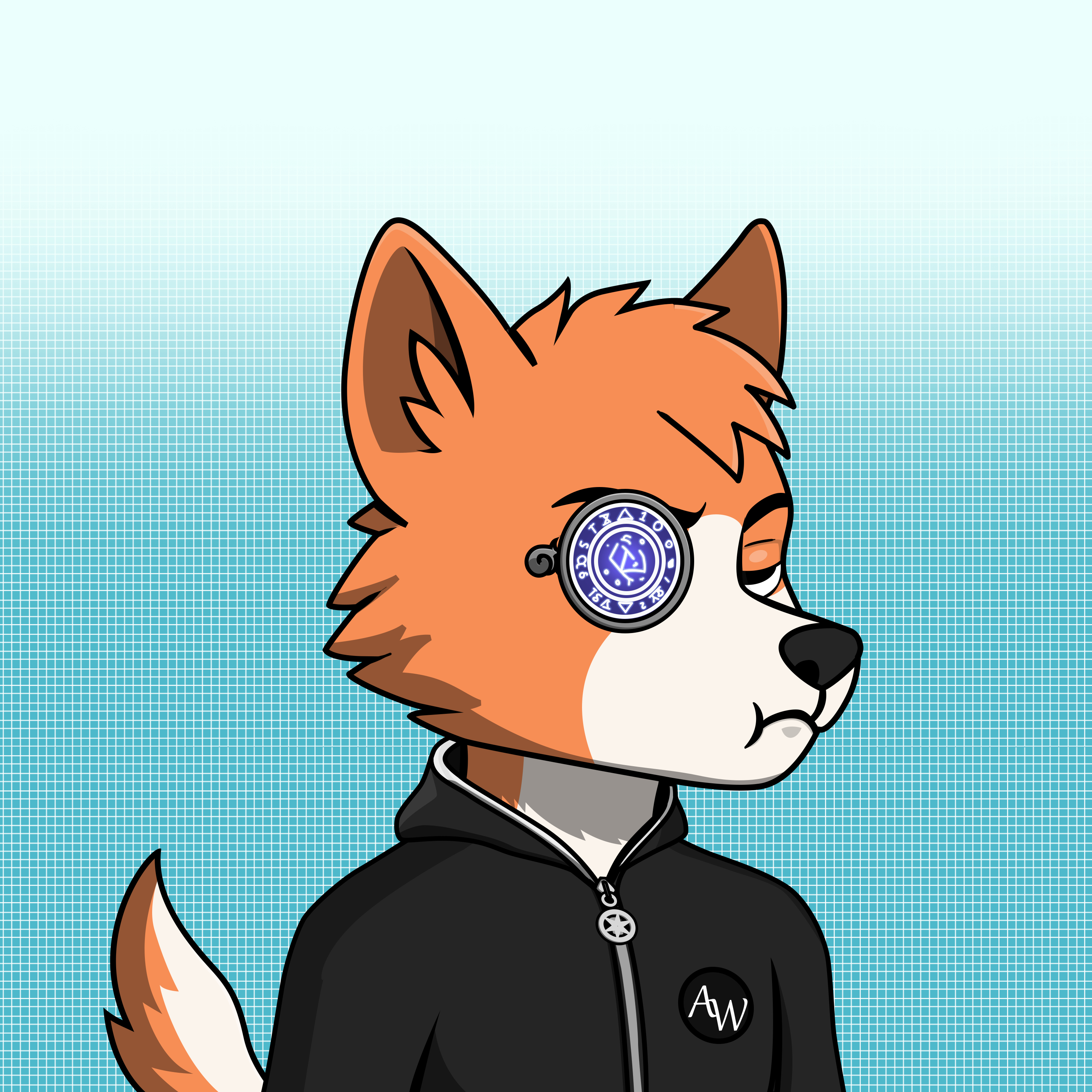 Apex Wolf #1699 NFT artwork