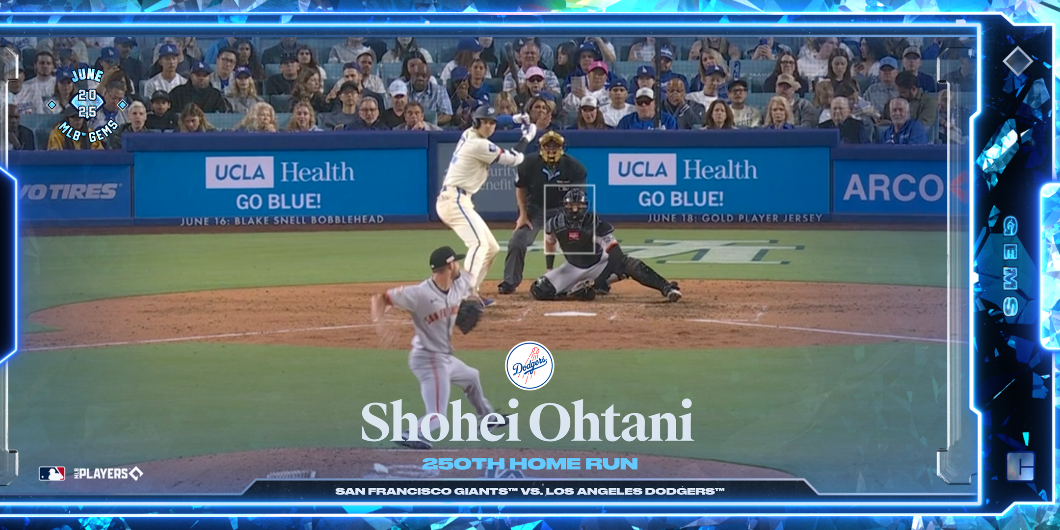 Shohei Ohtani 250th Home Run 18 NFT artwork