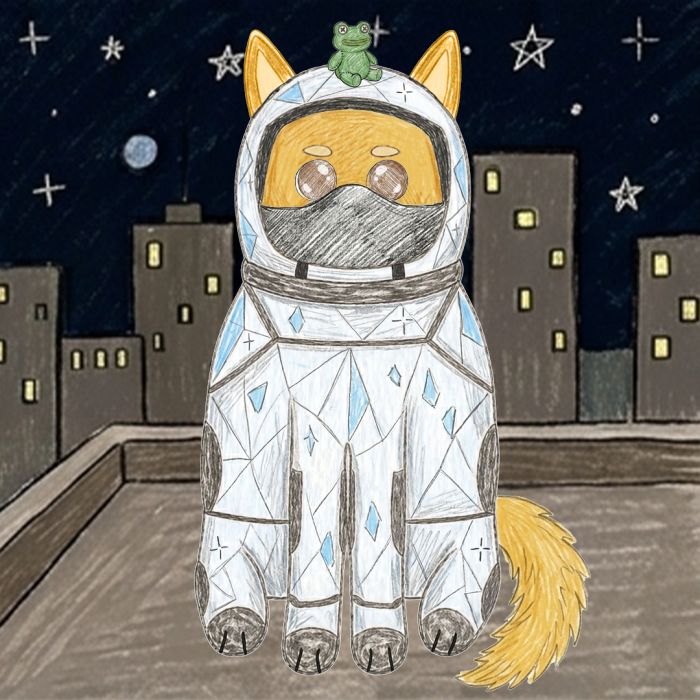 Space Shibas #20 NFT artwork