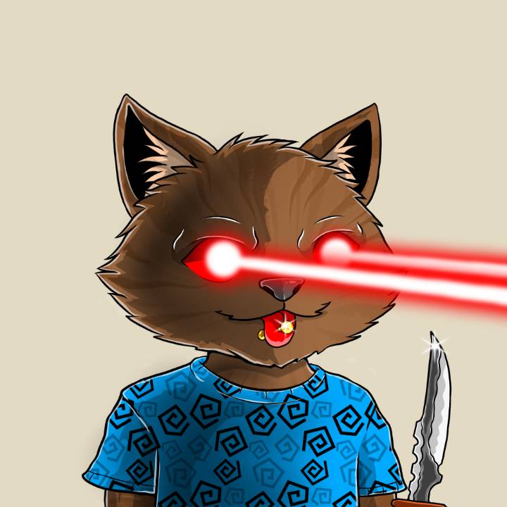WallowCats #270 NFT artwork