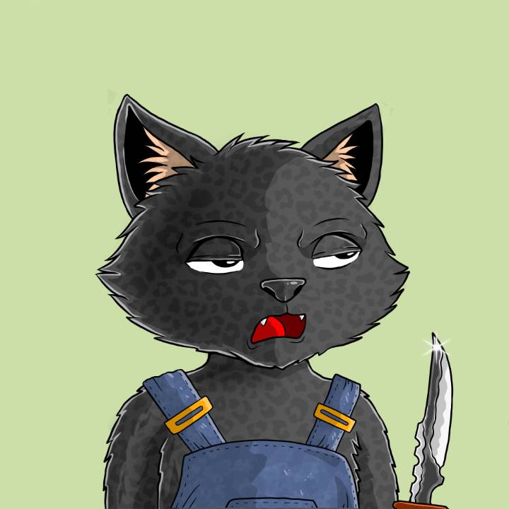 WallowCats #223 NFT artwork
