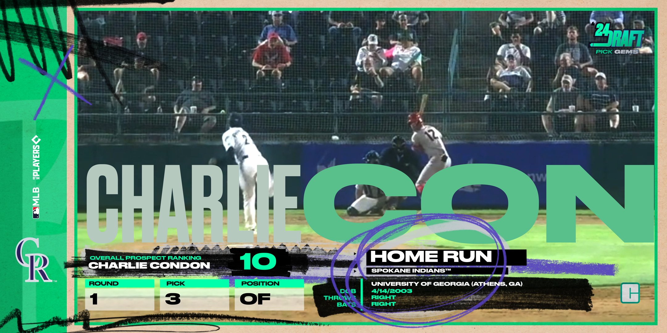 Charlie Condon - Home Run 77 NFT artwork