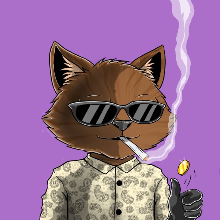 WallowCats #130 NFT artwork