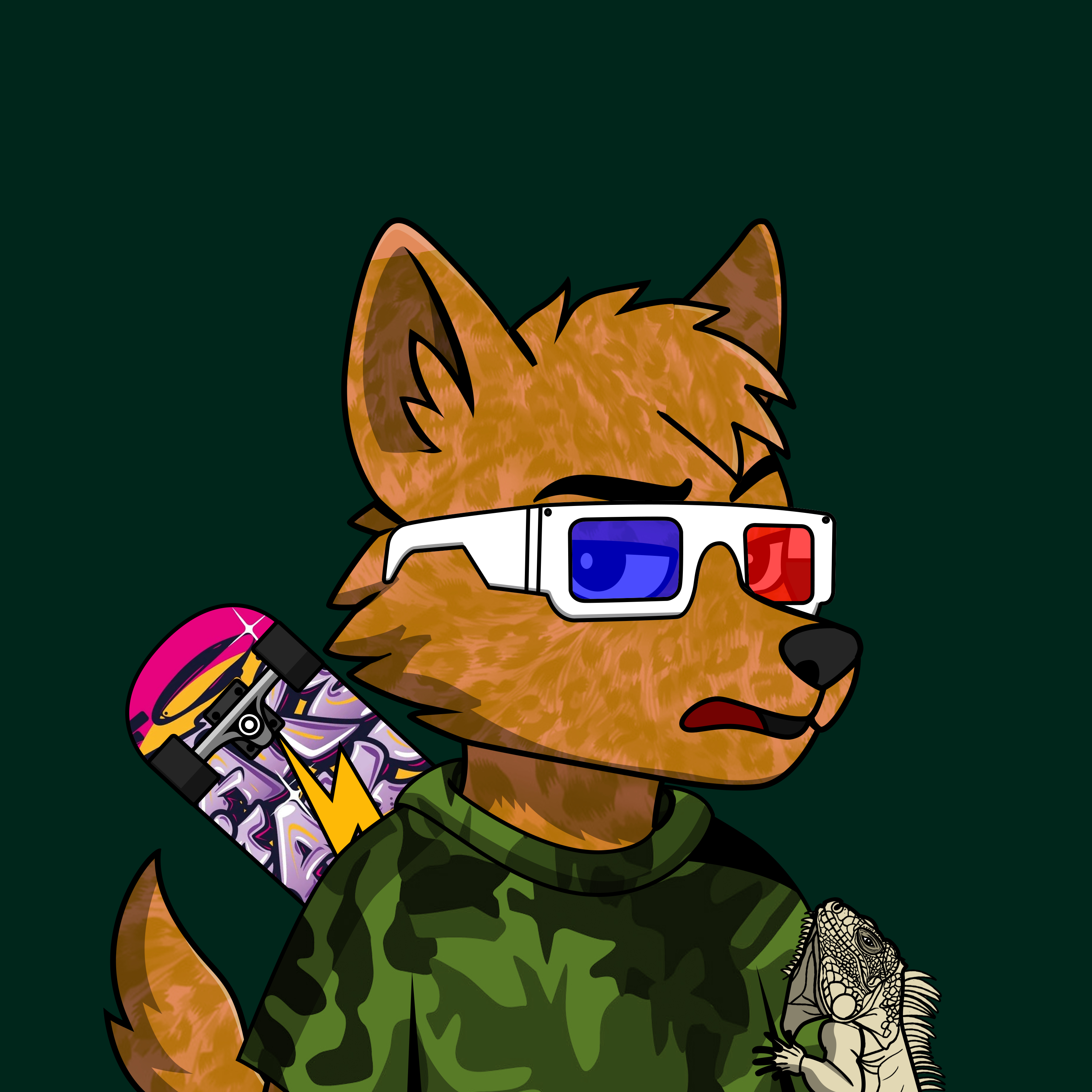 Apex Wolf #3006 NFT artwork