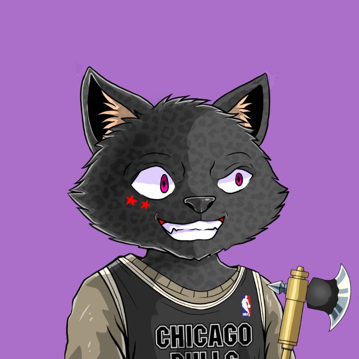 WallowCats #247 NFT artwork