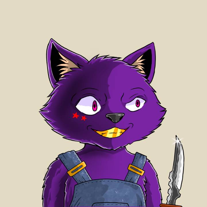 WallowCats #155 NFT artwork