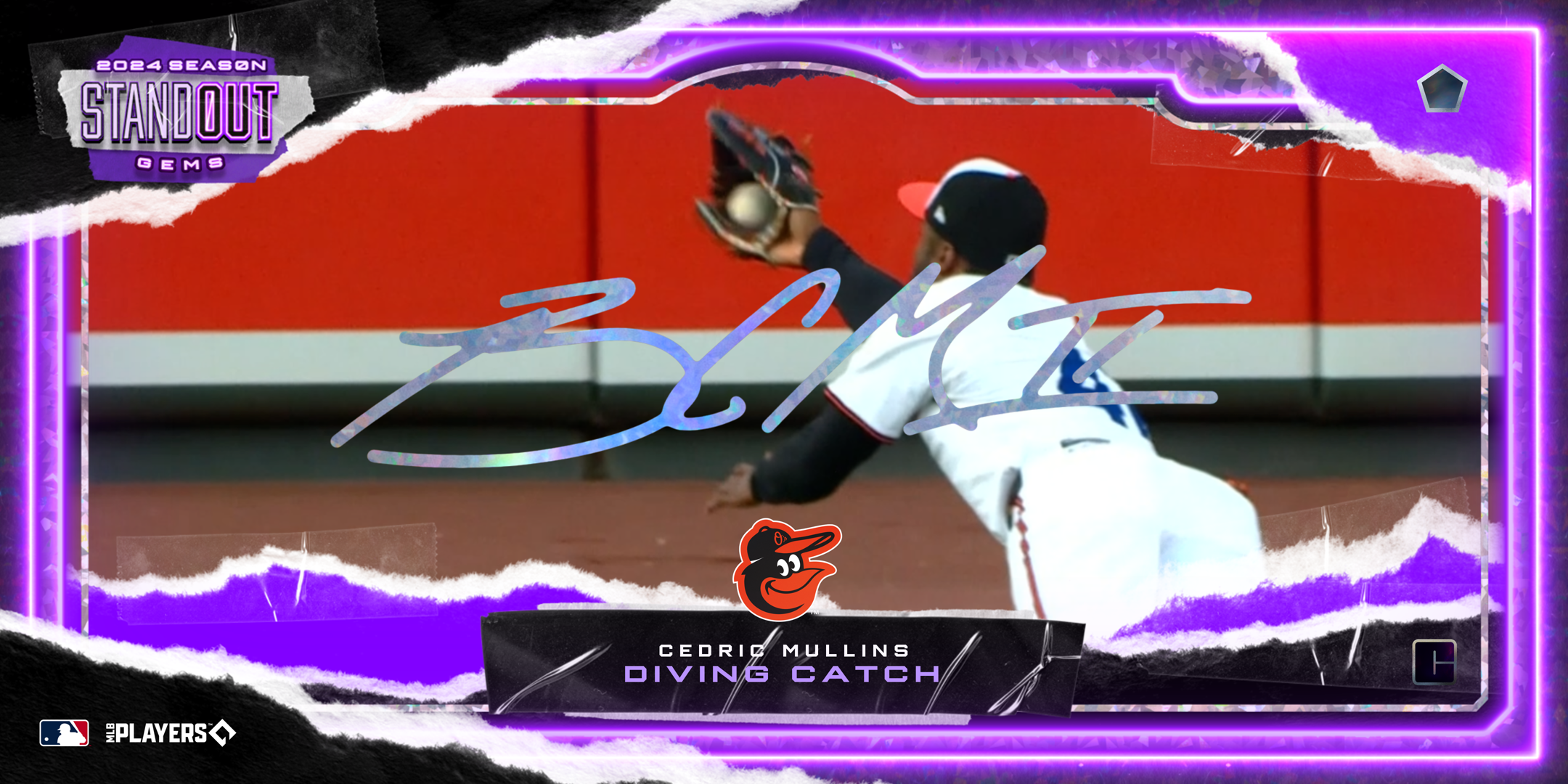 Cedric Mullins - Diving Catch 23 NFT artwork