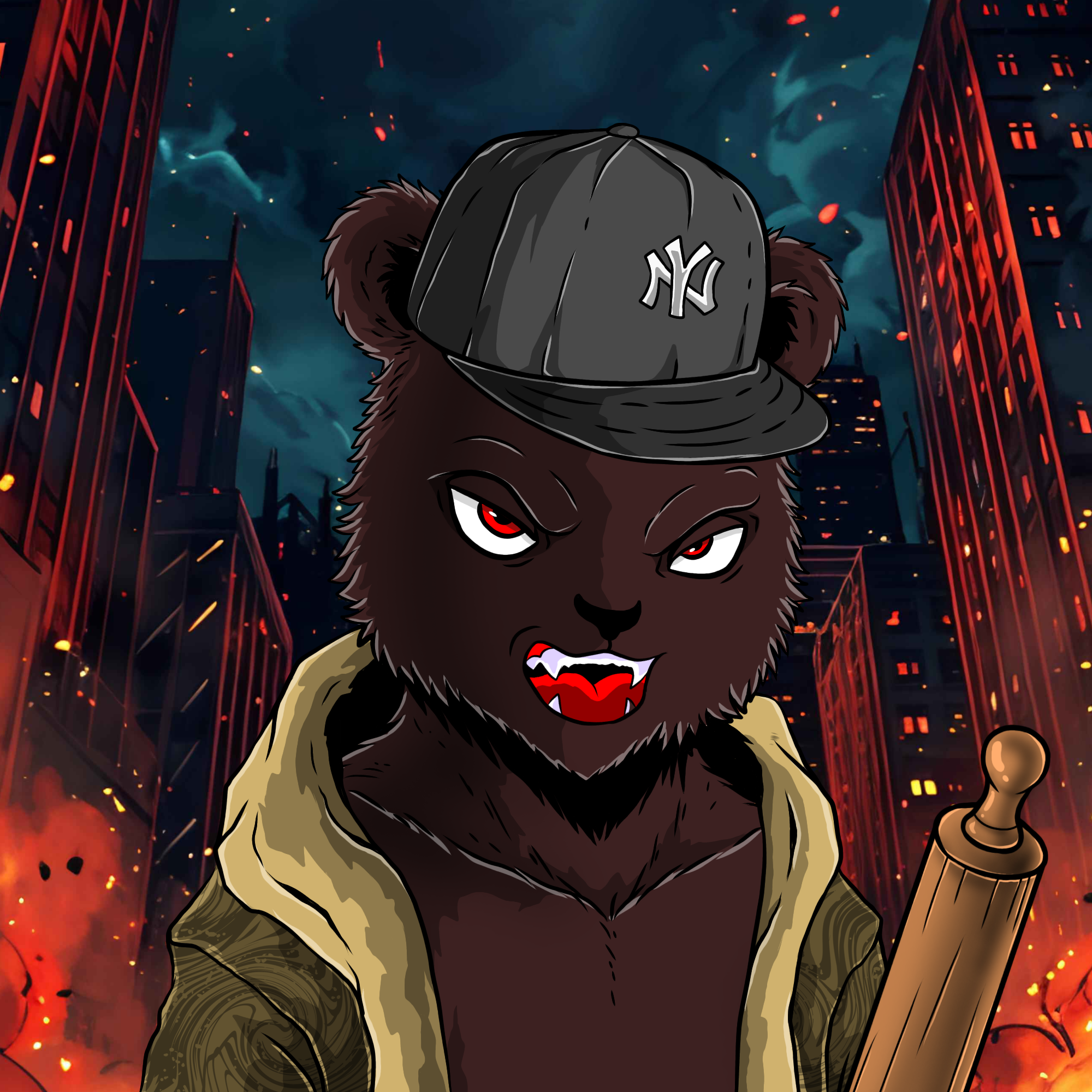 Lucky Bear Club #349 NFT artwork