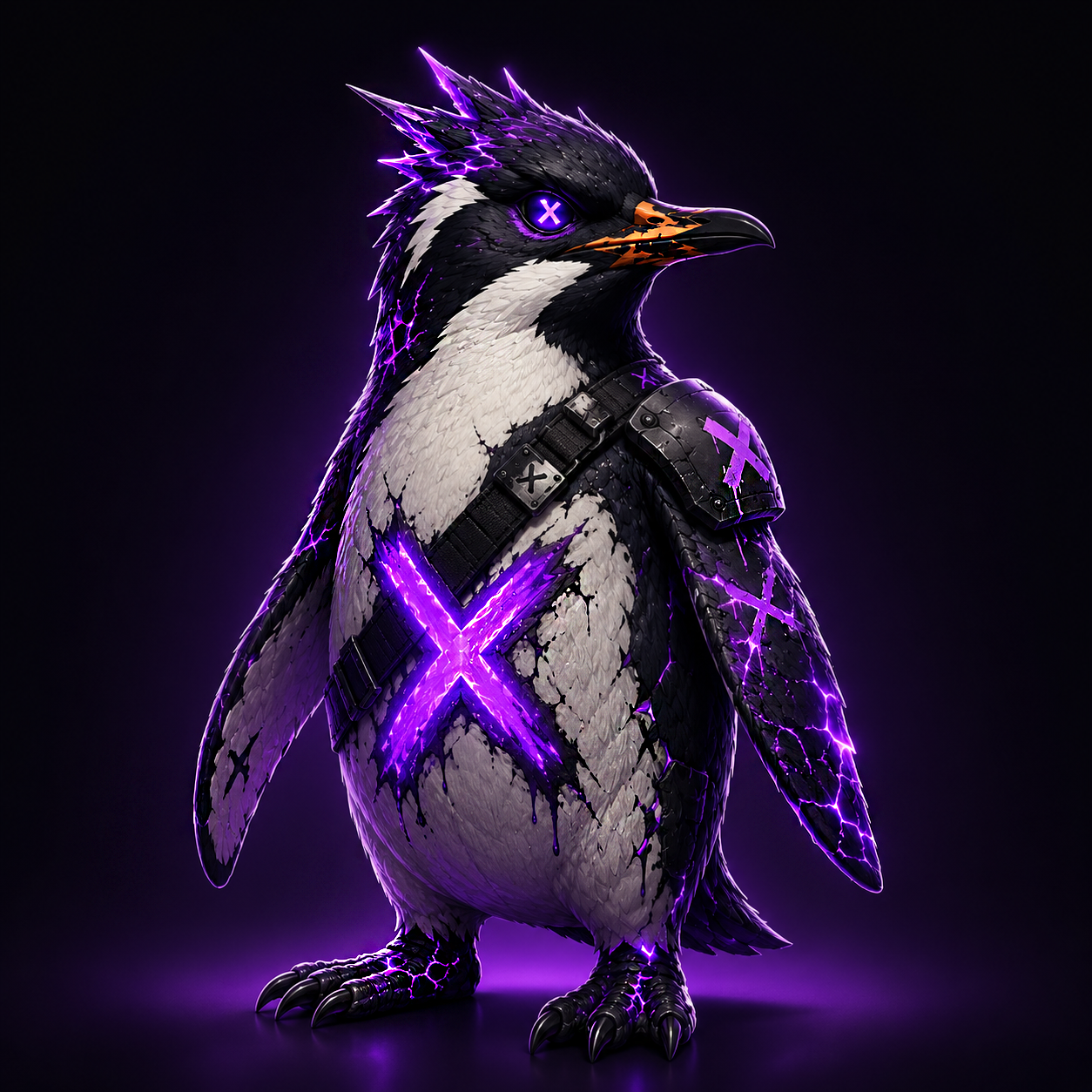 Purple X MFPG NFT artwork