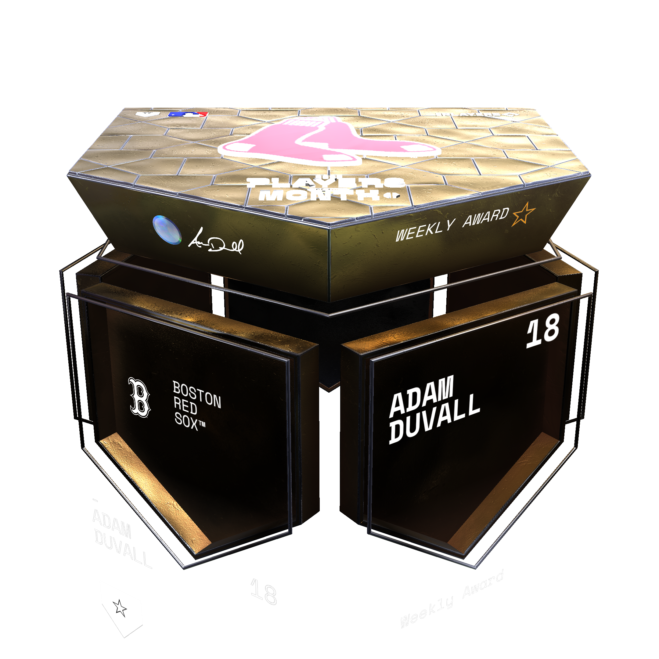 Adam Duvall AL Player of the 15 NFT artwork