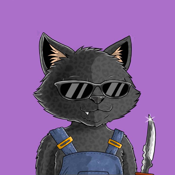 WallowCats #1 NFT artwork