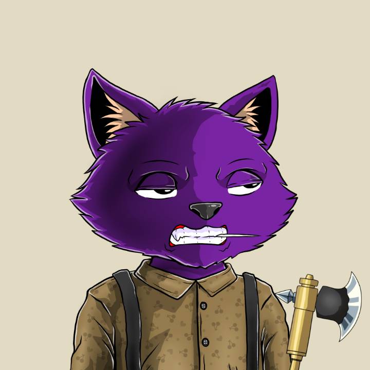 WallowCats #321 NFT artwork