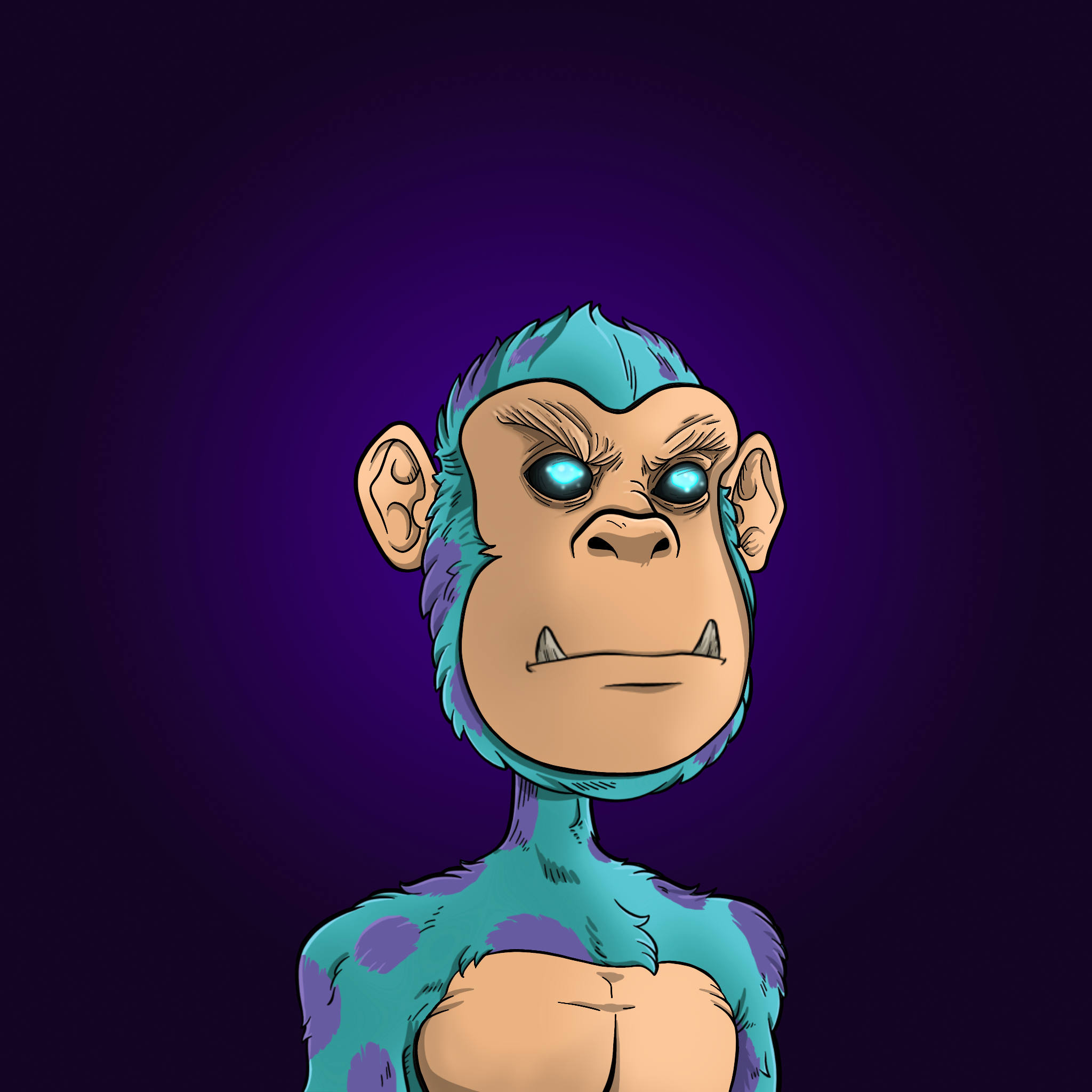 Time Traveling Chimp #4131 NFT artwork