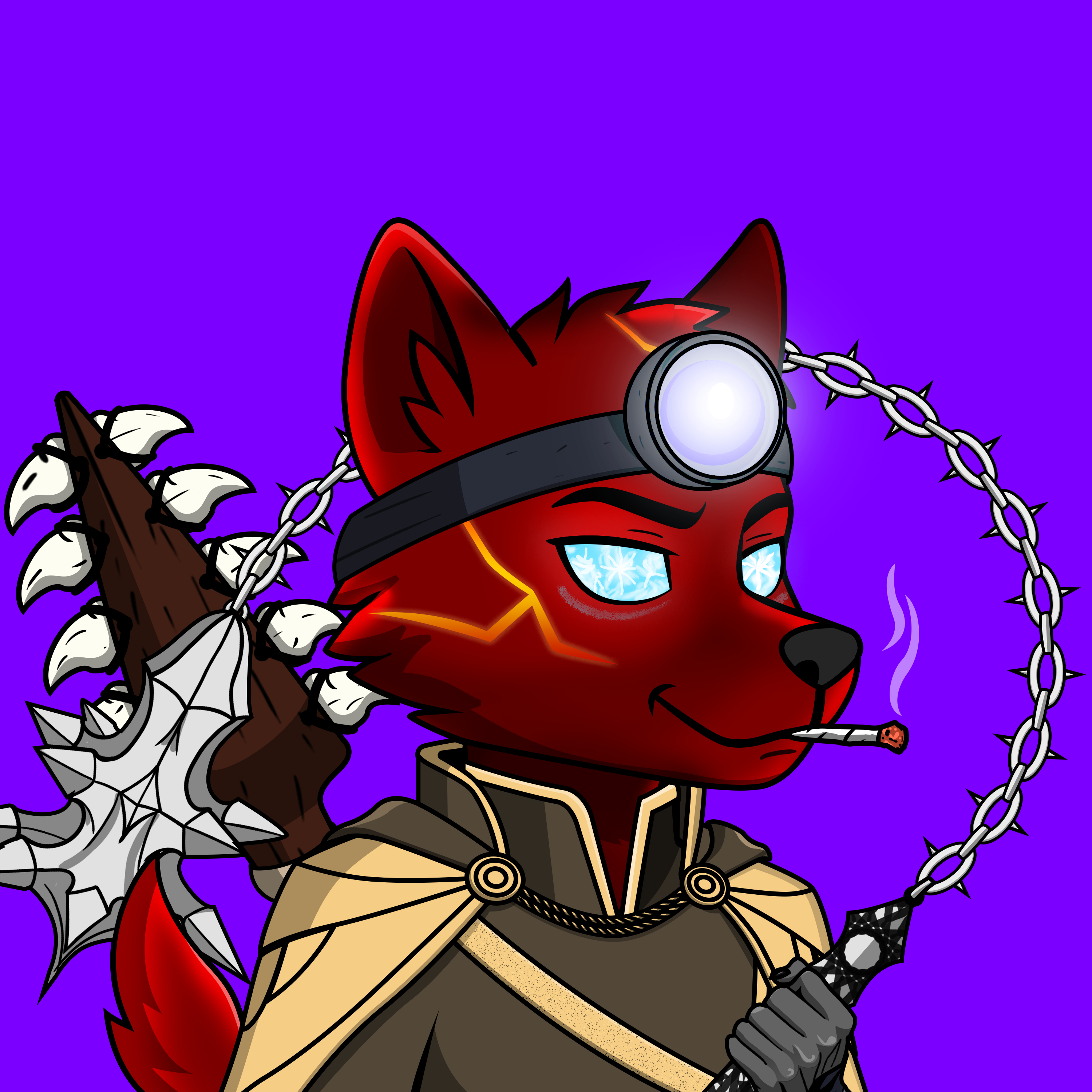 Apex Wolf #771 NFT artwork