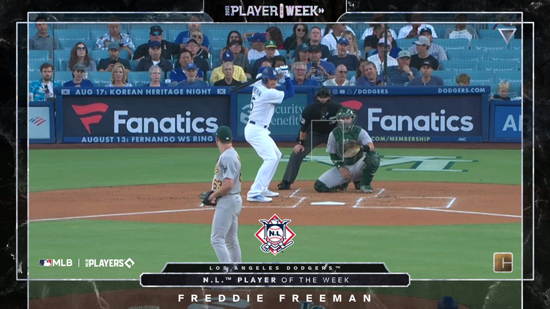Freddie Freeman NL Player o 29 NFT artwork