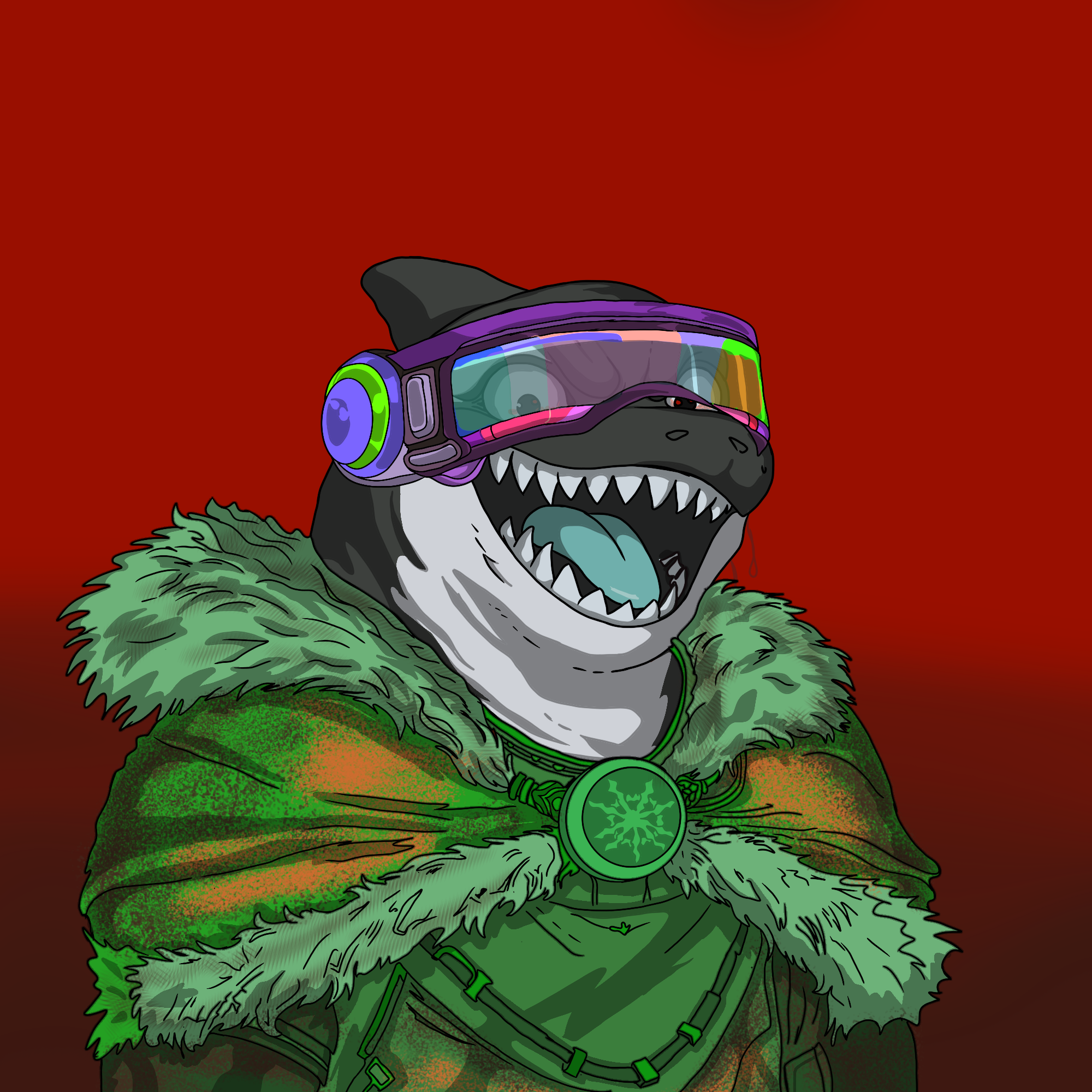 CRAZY ORCAS #79 NFT artwork