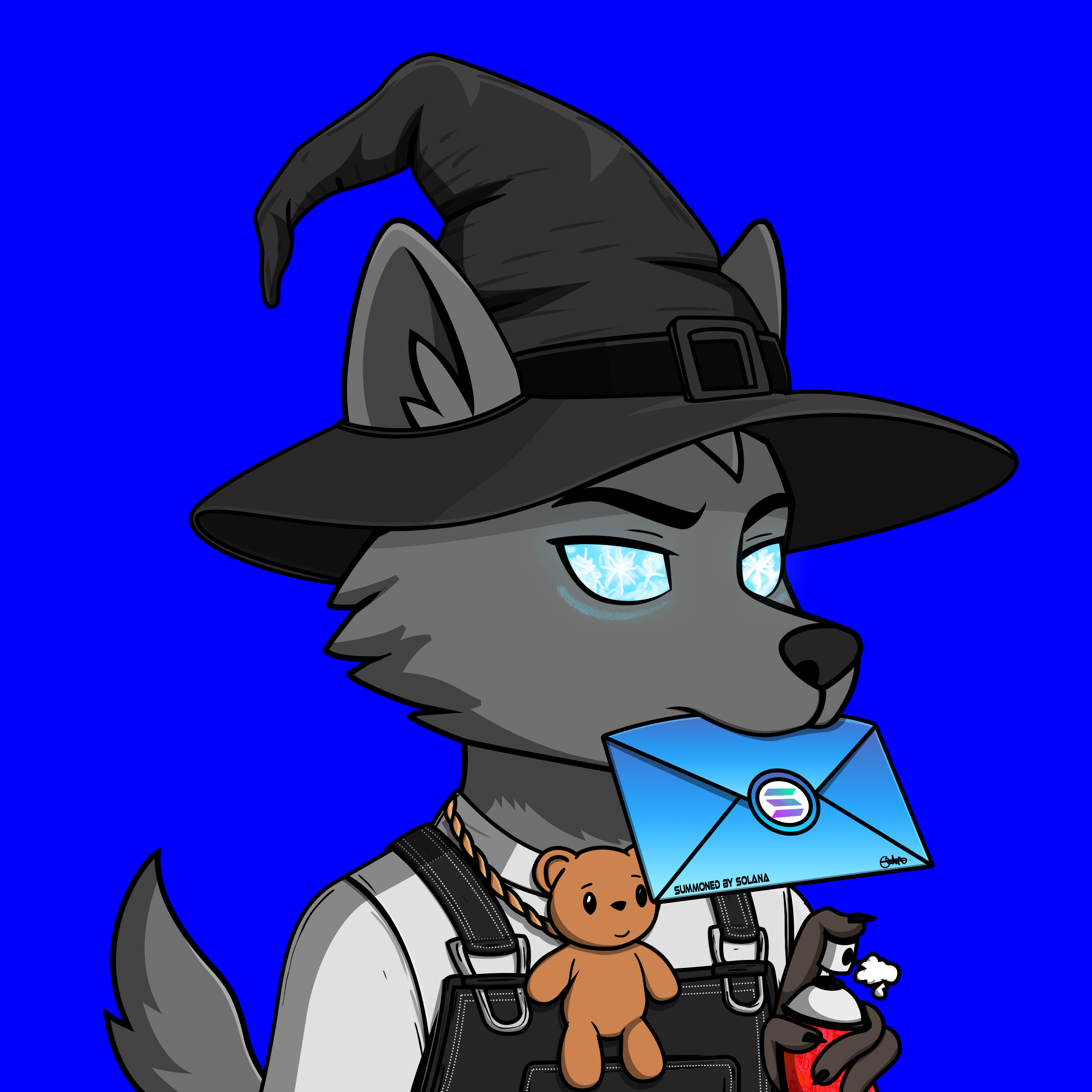Apex Wolf #1828 NFT artwork