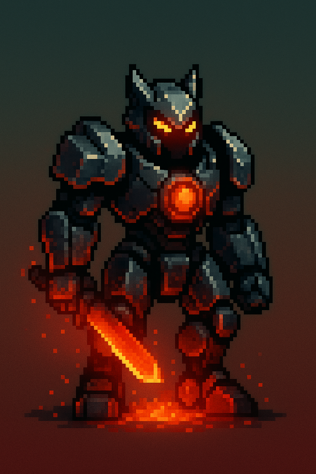 Inferno Sentinel NFT artwork