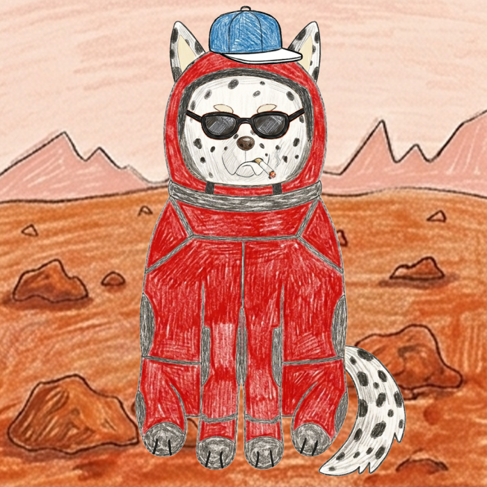 Space Shibas #10 NFT artwork