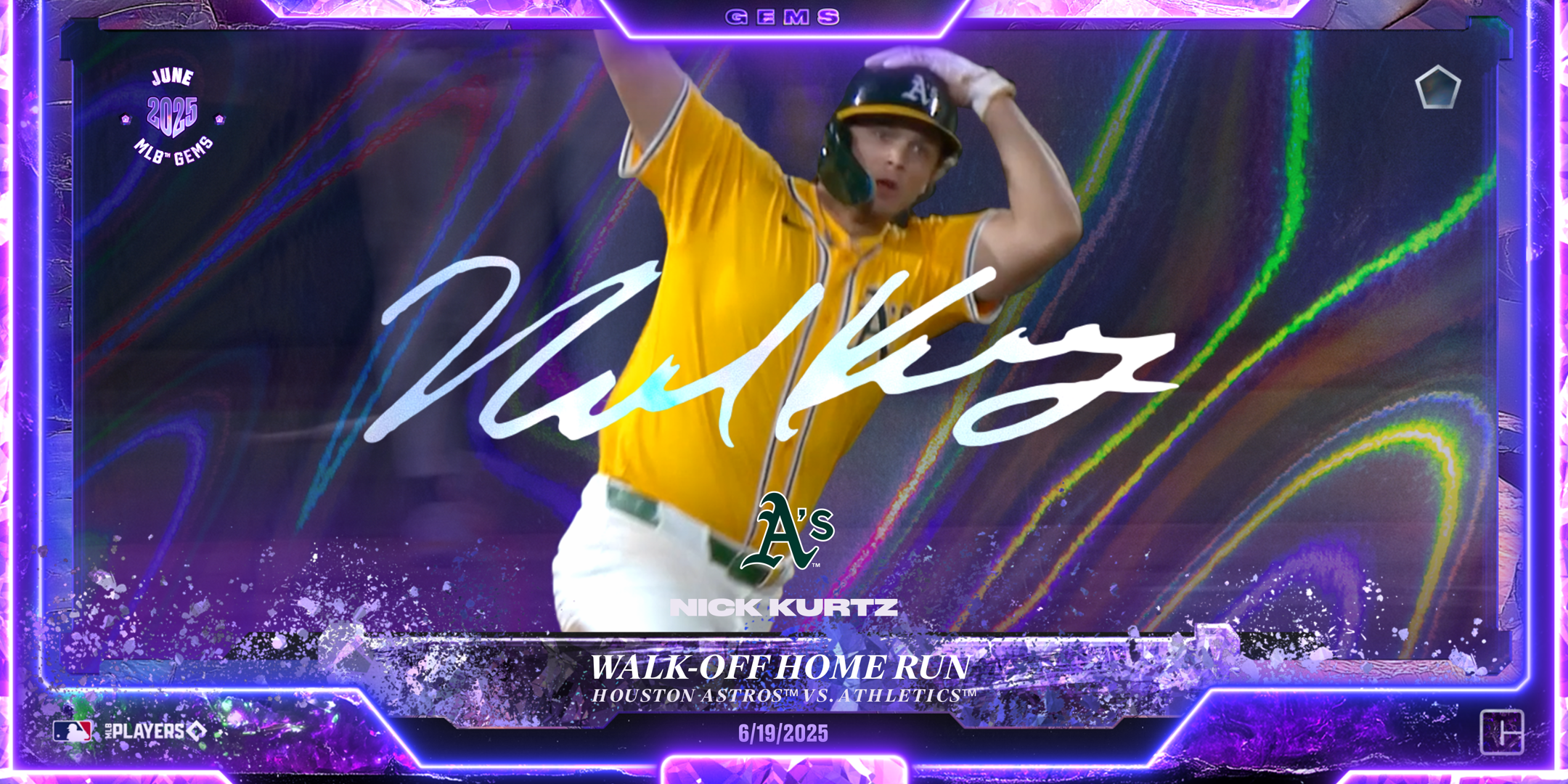 Nick Kurtz WalkOff Home Run 23 NFT artwork