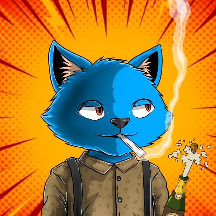 WallowCats #47 NFT artwork