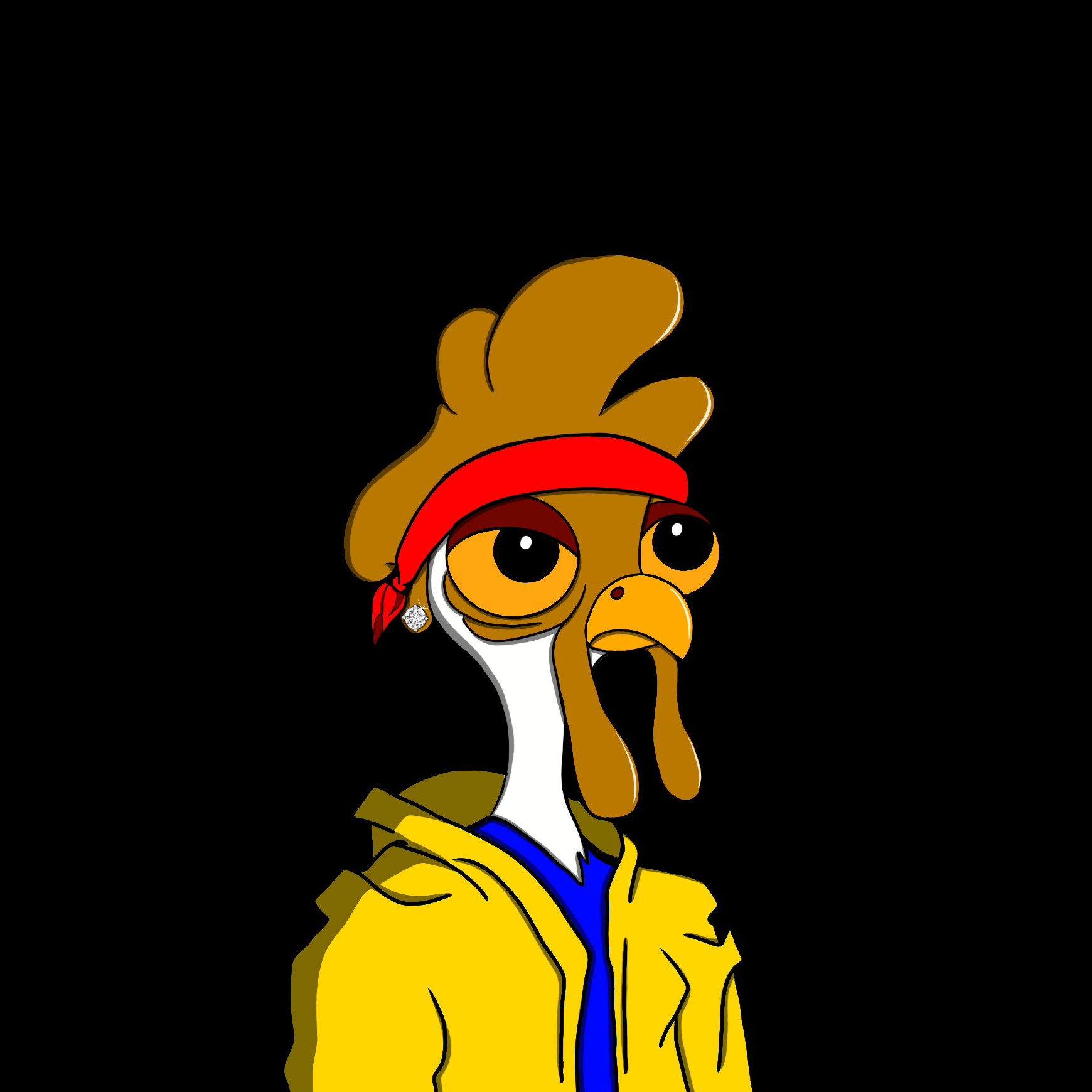 Crazy Chickens #16 NFT artwork