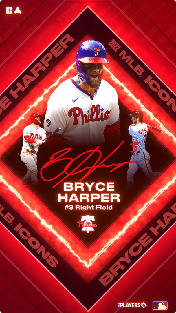 Bryce Harper (97/100) NFT artwork
