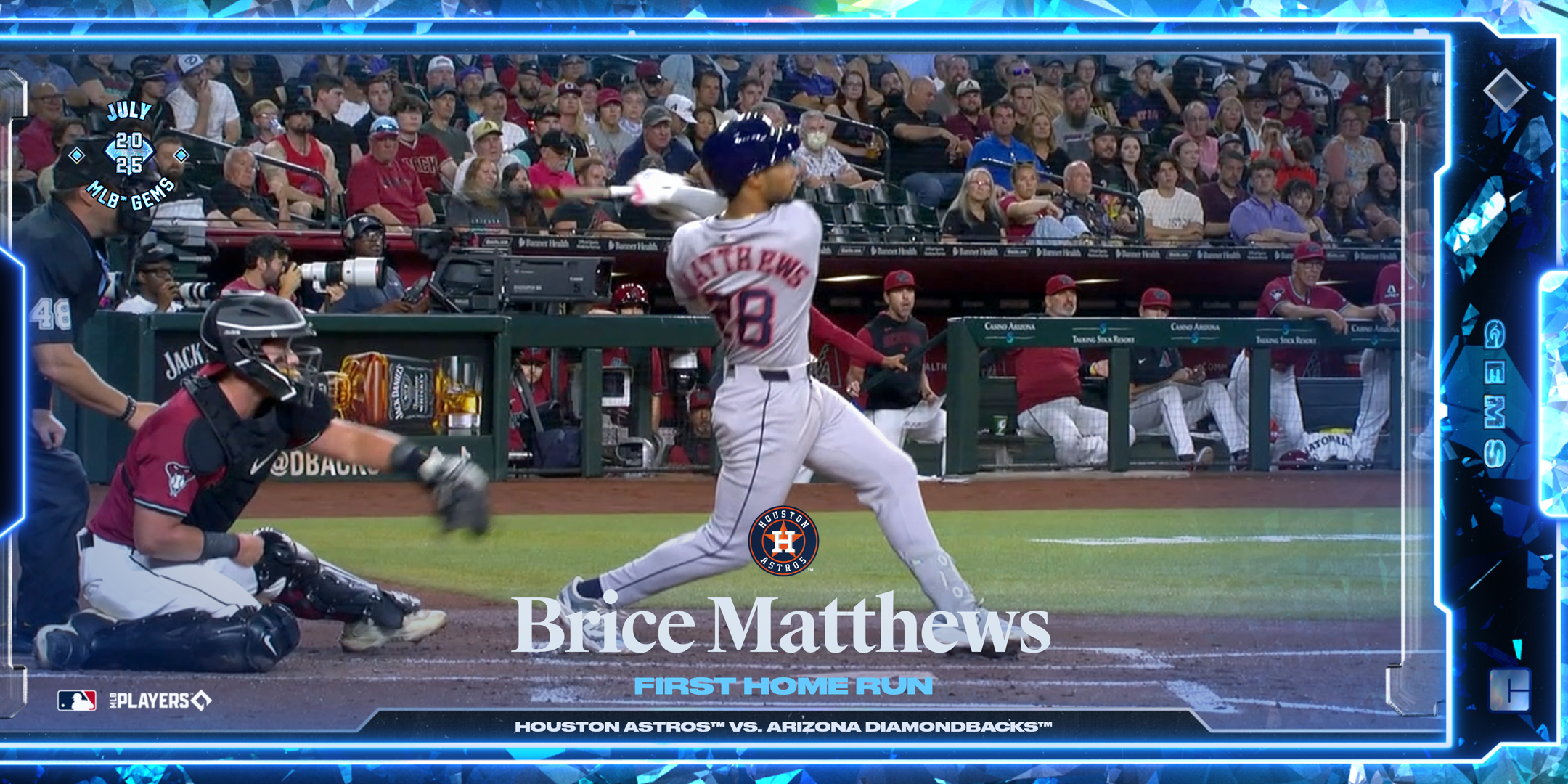 Brice Matthews First Home Run 71 NFT artwork