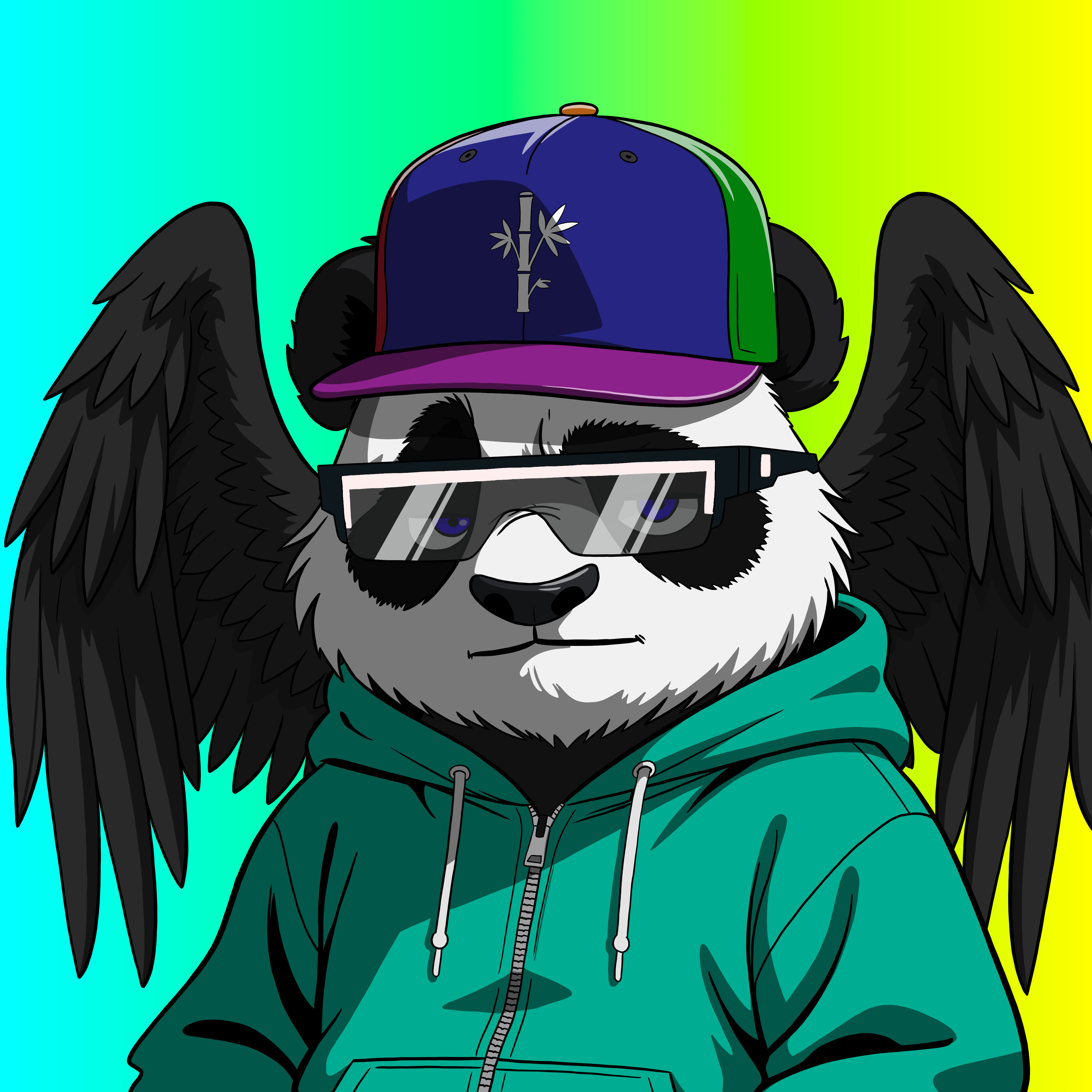 Pandas On Sol #1431 NFT artwork