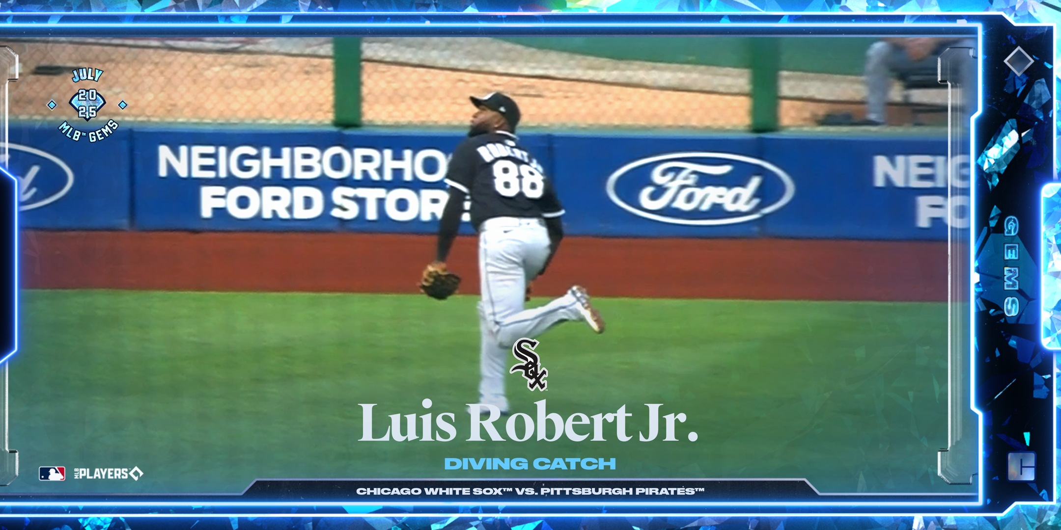 Luis Robert Jr Diving Catch 51 NFT artwork