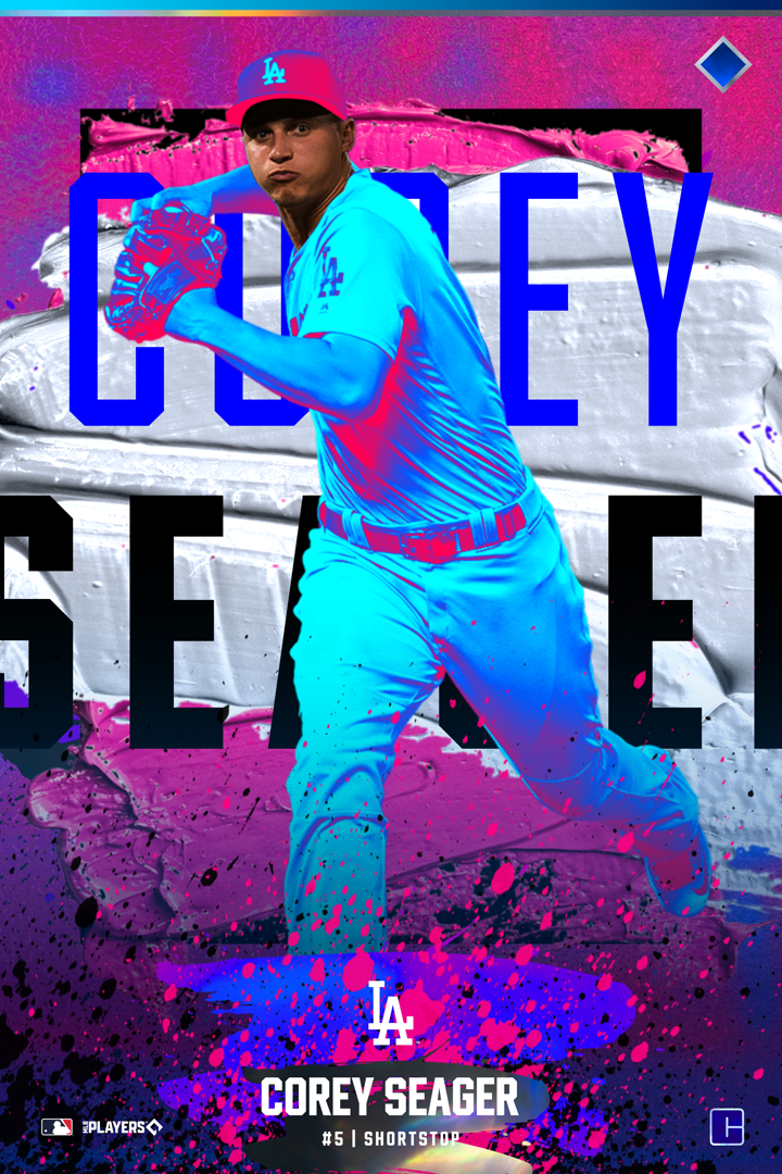 Corey Seager (45/50) NFT artwork