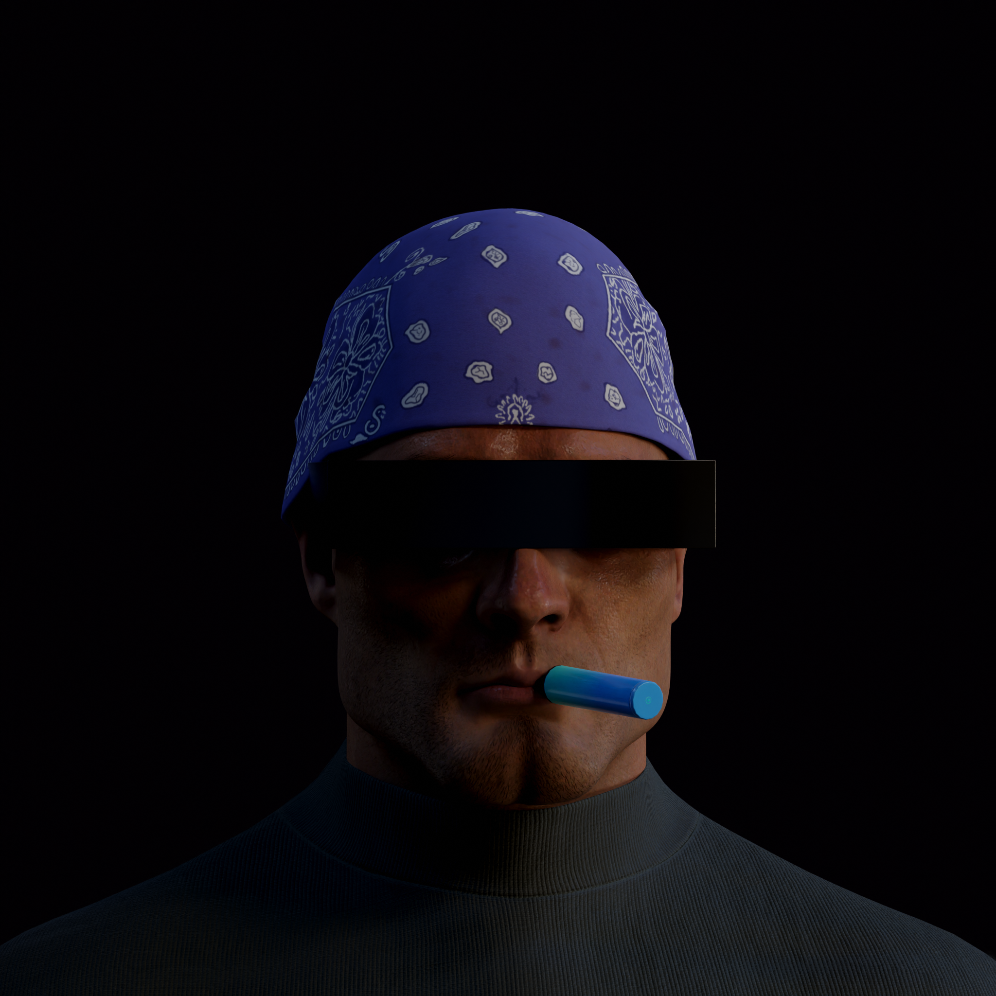 Human #6716 NFT artwork