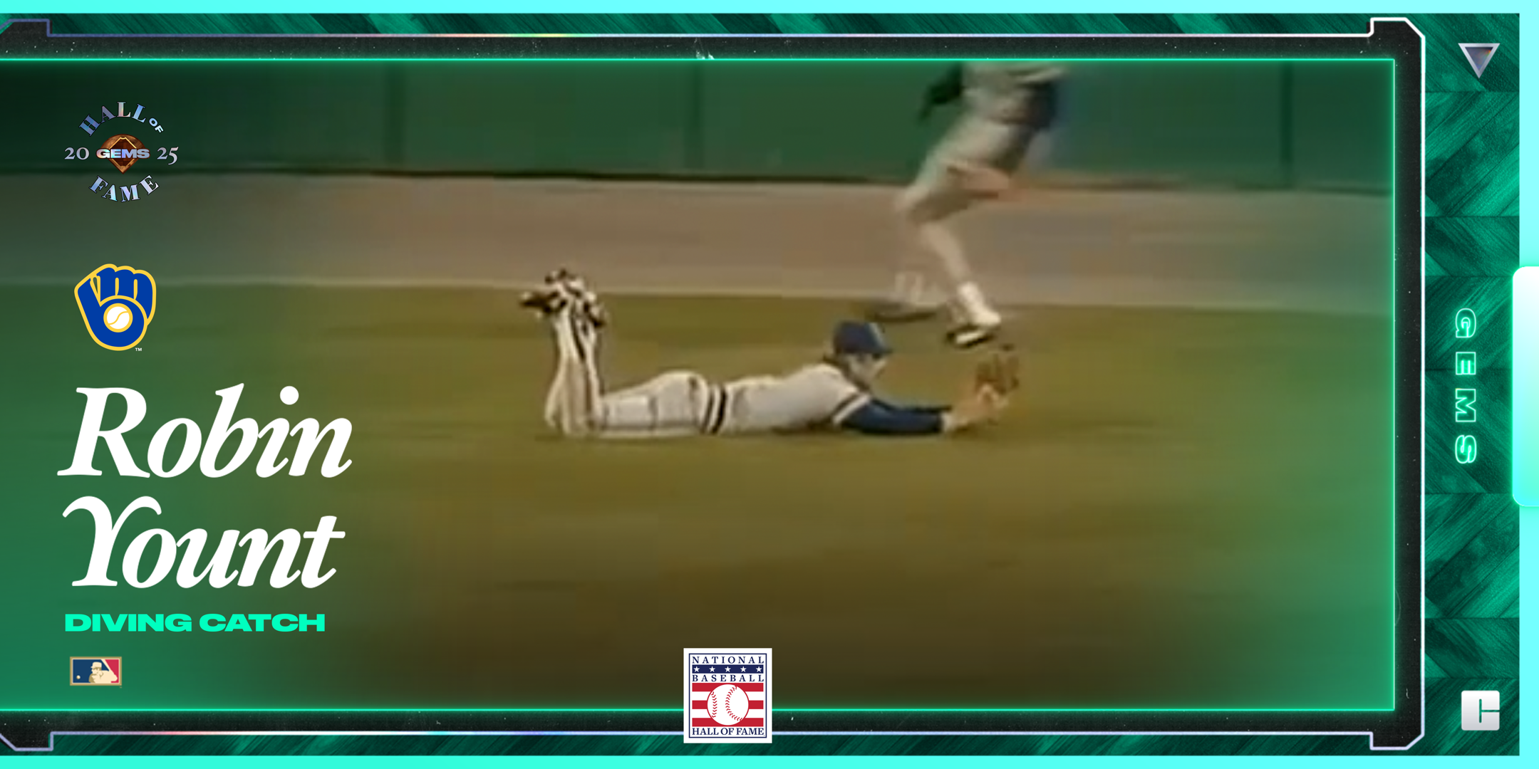 Robin Yount - Diving Catch 131 NFT artwork