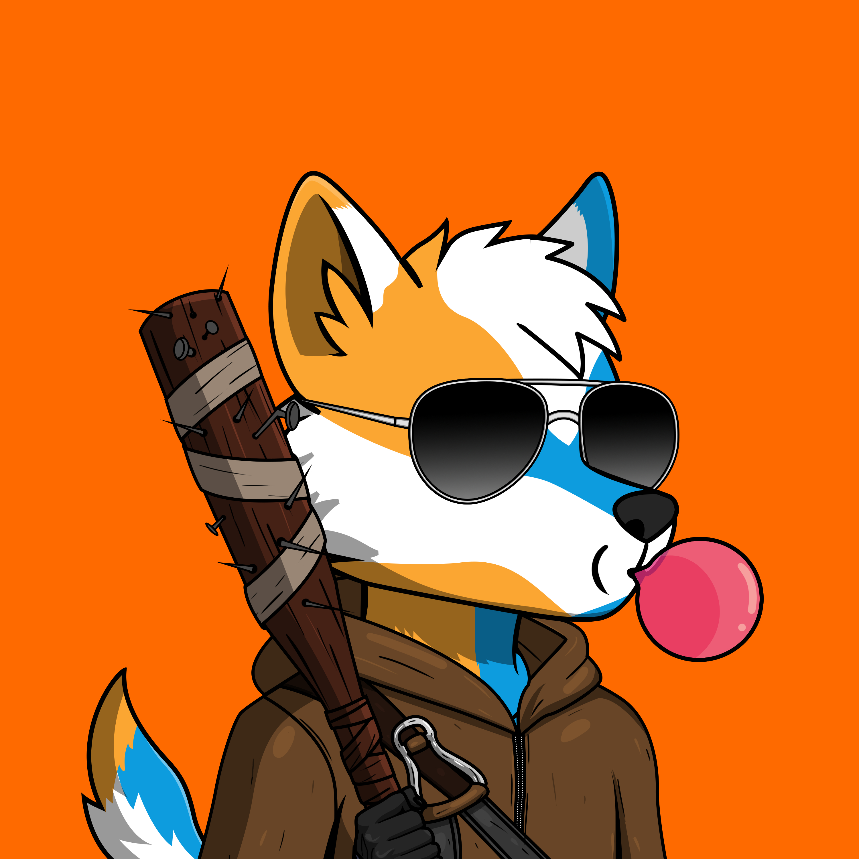 Apex Wolf #1851 NFT artwork