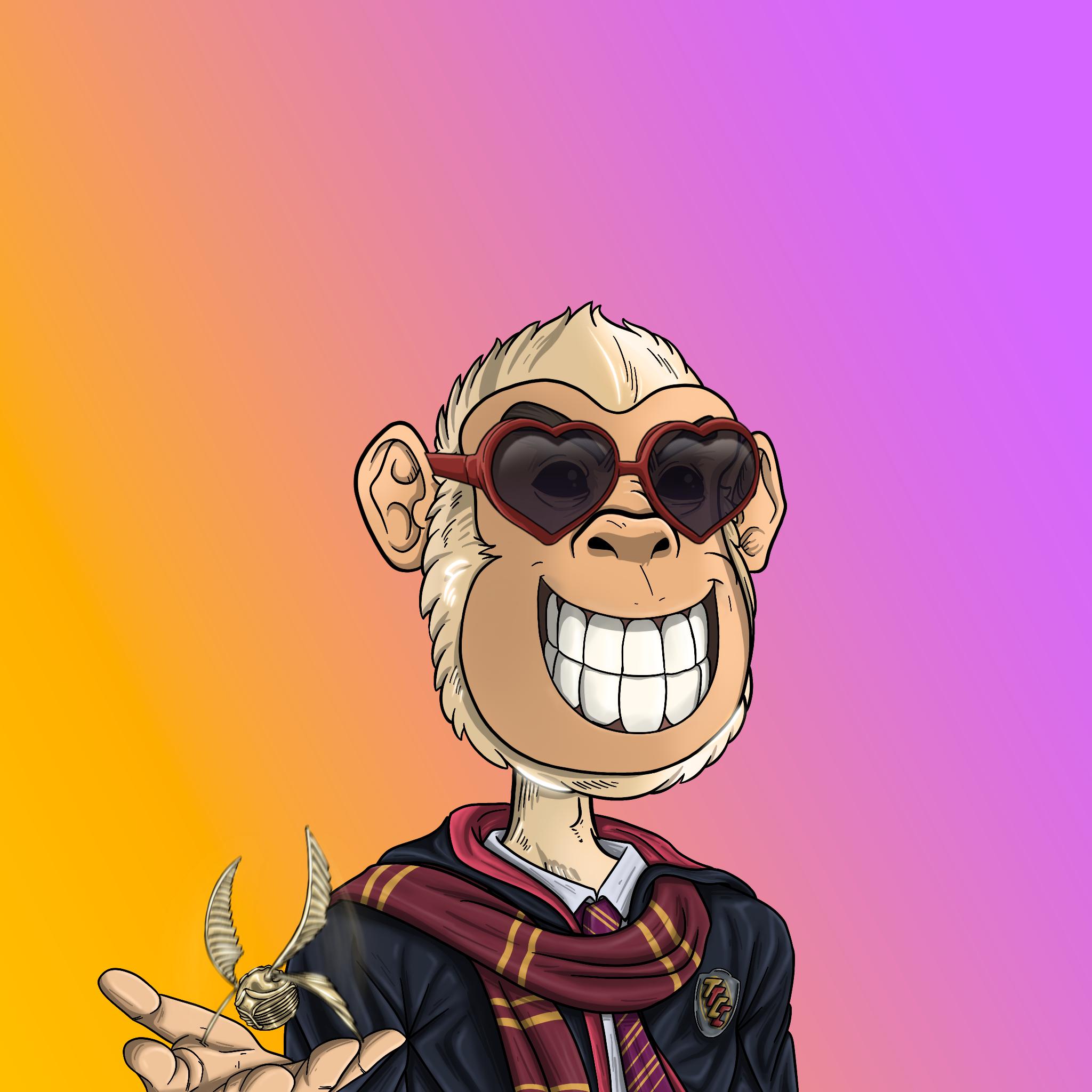 Time Traveling Chimp #3943 NFT artwork