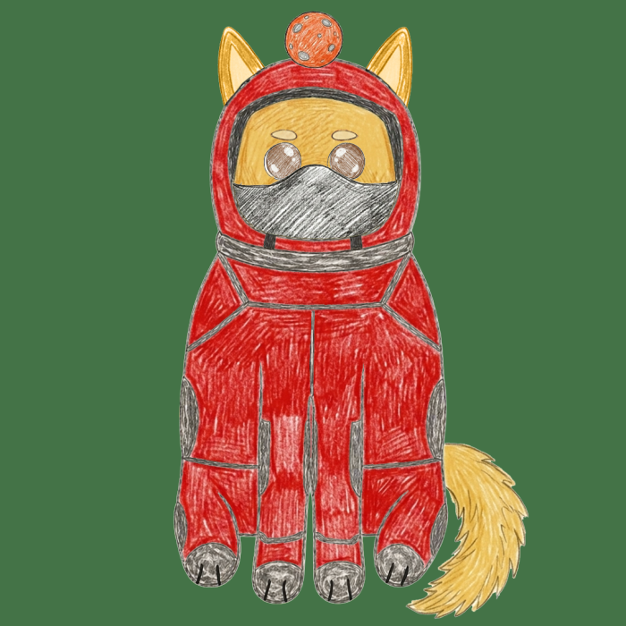 Space Shibas #31 NFT artwork