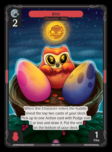 2026 Birb Vibes TCG Promo #2 NFT artwork