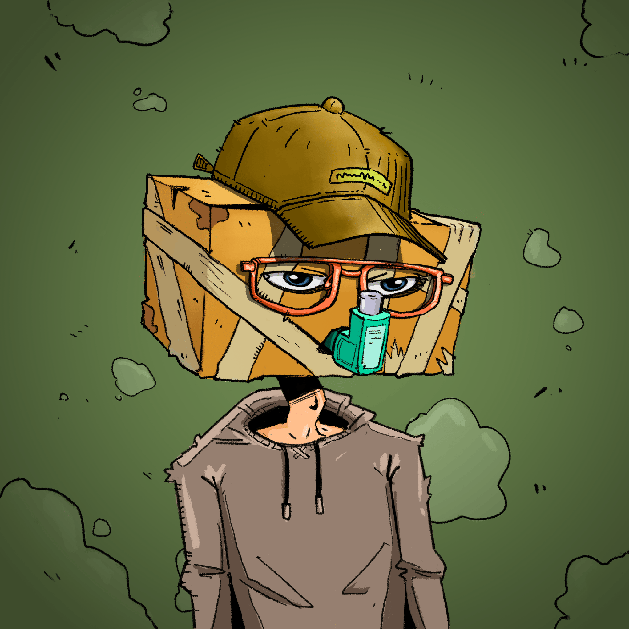 Cardboard Citizens #5588 NFT artwork