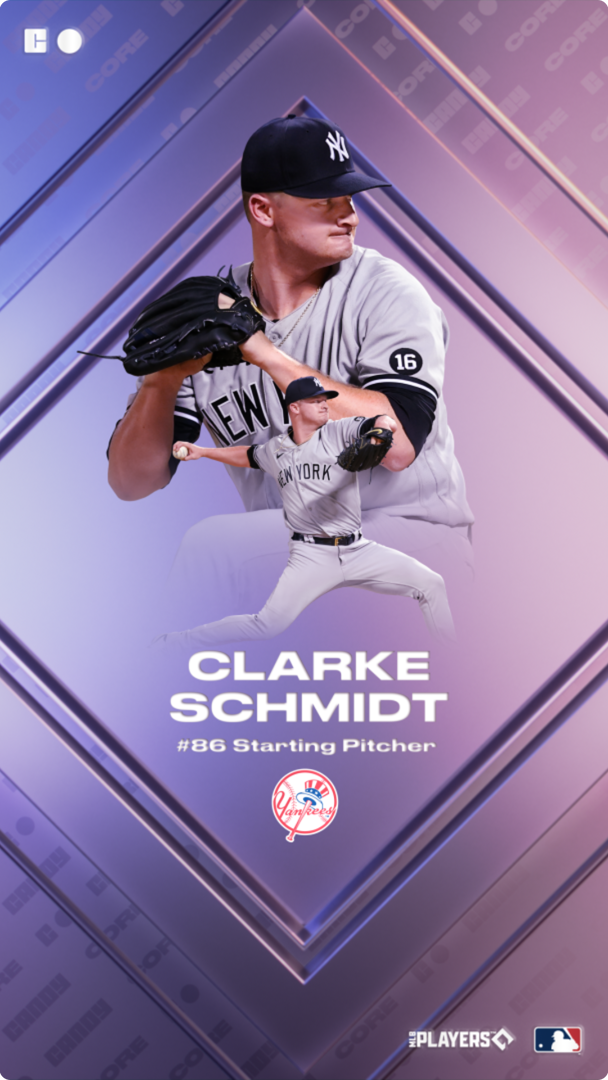 Clarke Schmidt (325/1500) NFT artwork