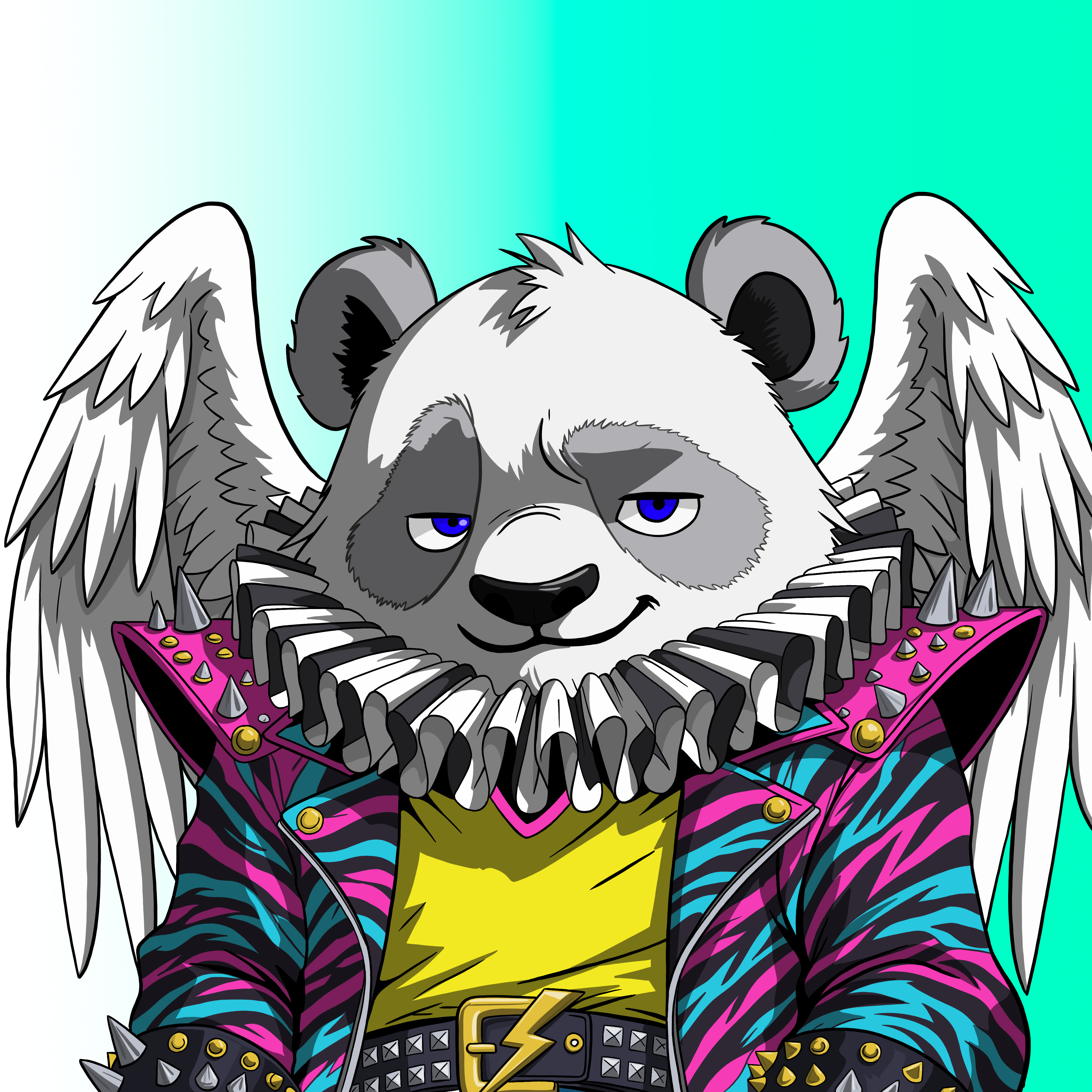 Pandas On Sol #939 NFT artwork