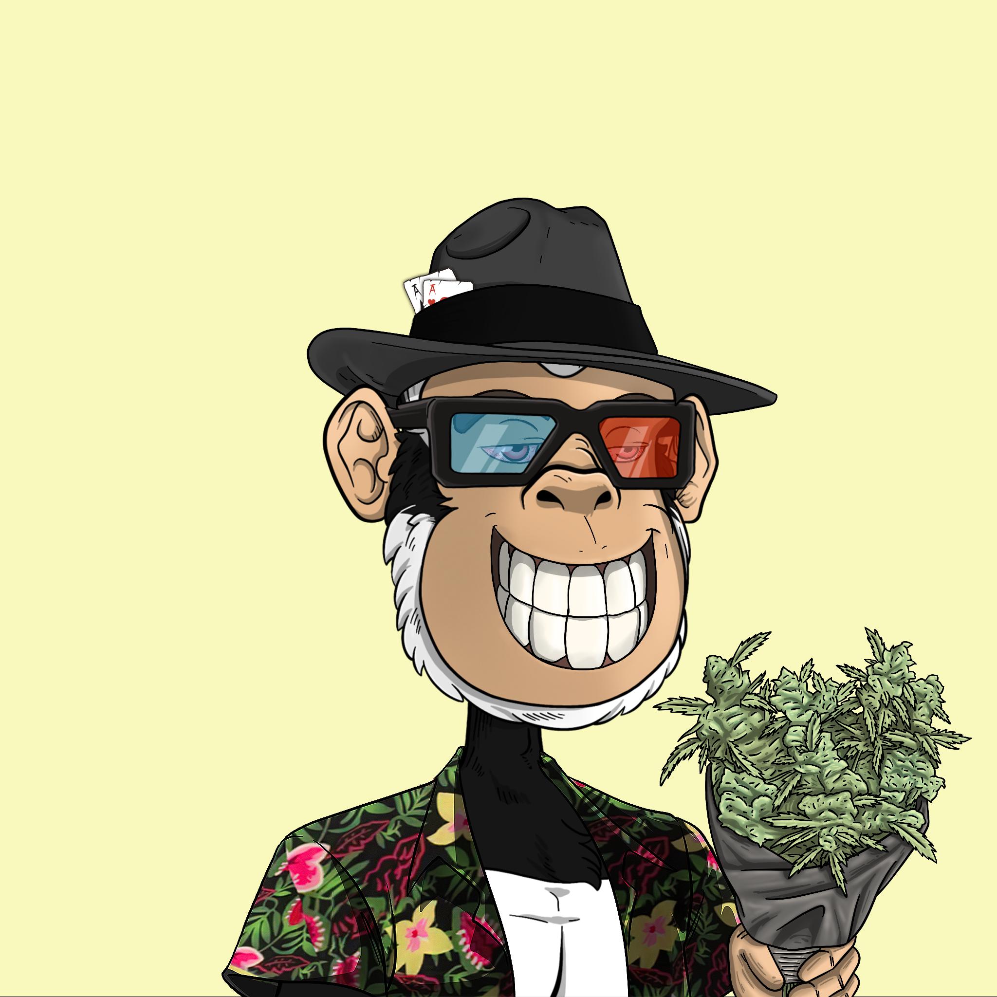 Time Traveling Chimp #4024 NFT artwork