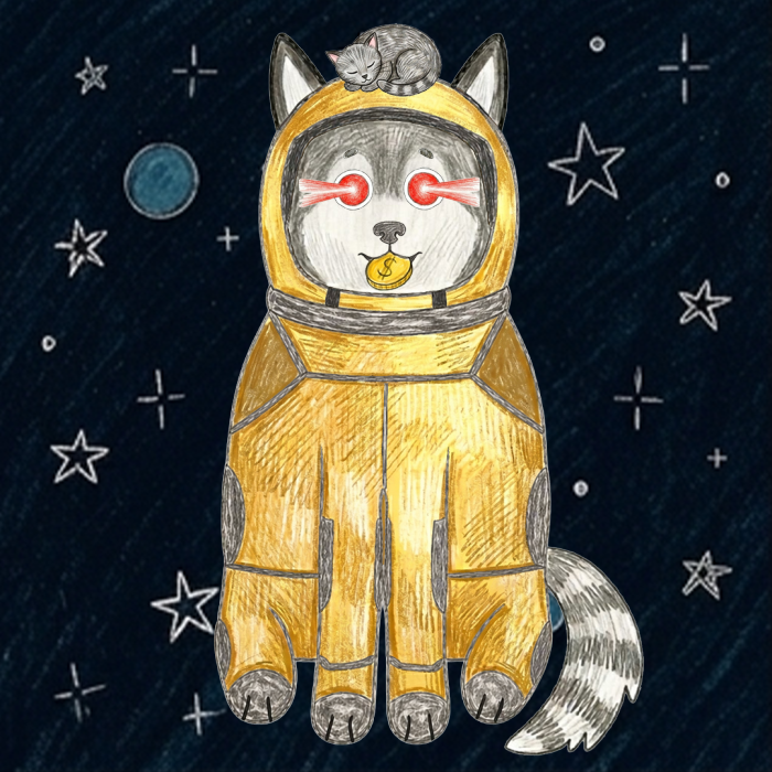 Space Shibas #11 NFT artwork