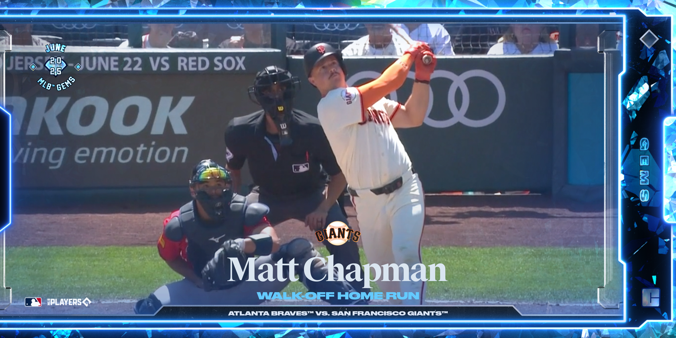 Matt Chapman WalkOff Home Run 41 NFT artwork