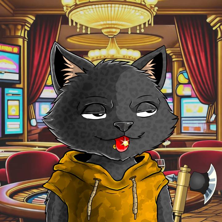 WallowCats #17 NFT artwork