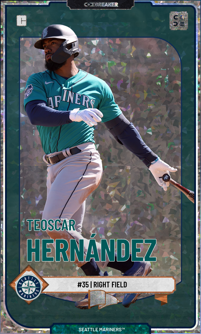 Teoscar Hernández (11/72) NFT artwork