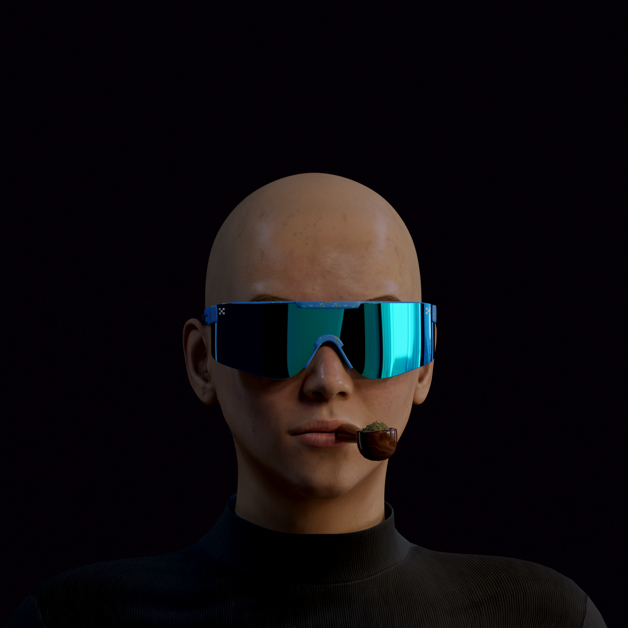Human #5747 NFT artwork