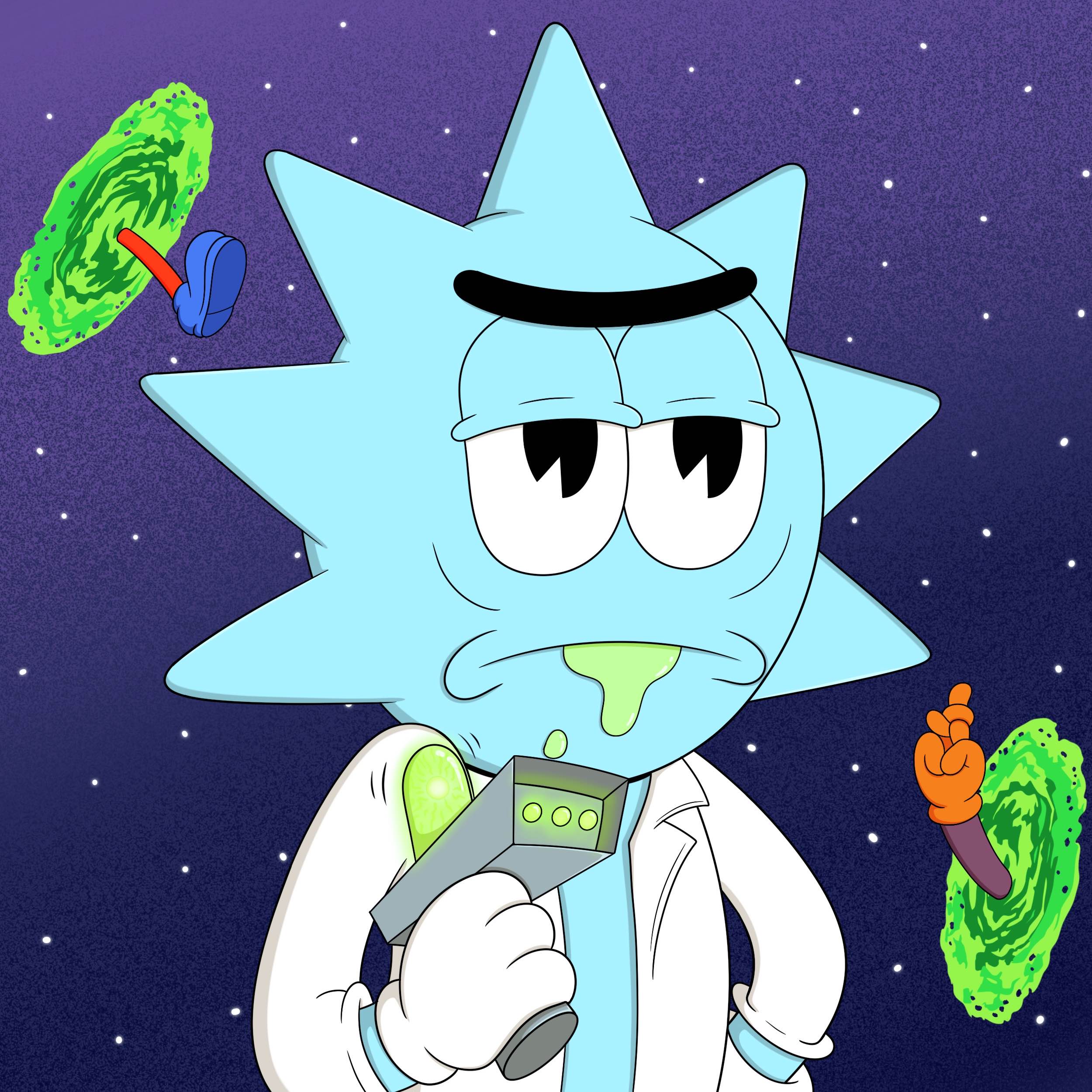 Rick NFT artwork